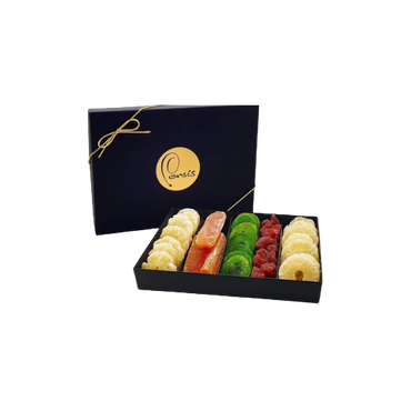 Persis Crystallised Fruit Gift Box – Vegan Sweet Treat with Natural Dried Fruits